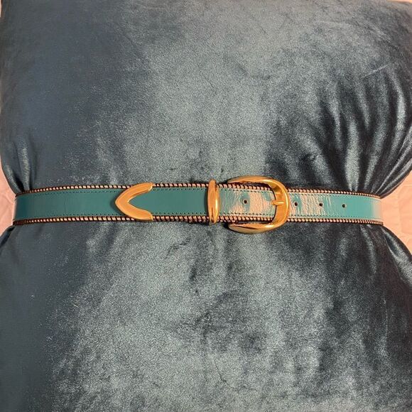 Pellateri genuine leather belt, L 38 inch , made in Italy ?? main image 7